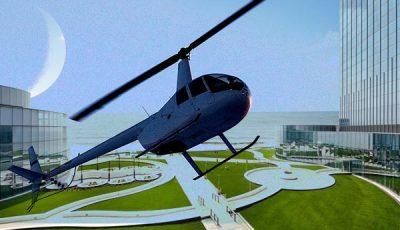 В Ocean Casino Resort будут прилетать на вертолетах